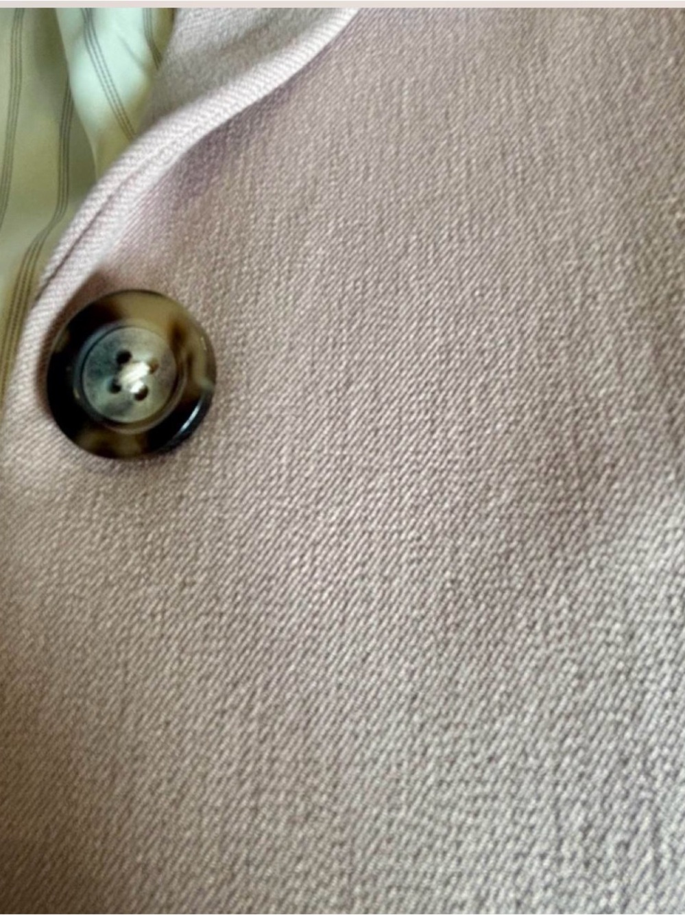 Express Blush Pink Tailored Single-Button Blazer - Picture 5 of 7